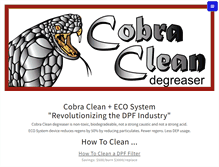 Tablet Screenshot of cobraclean.com